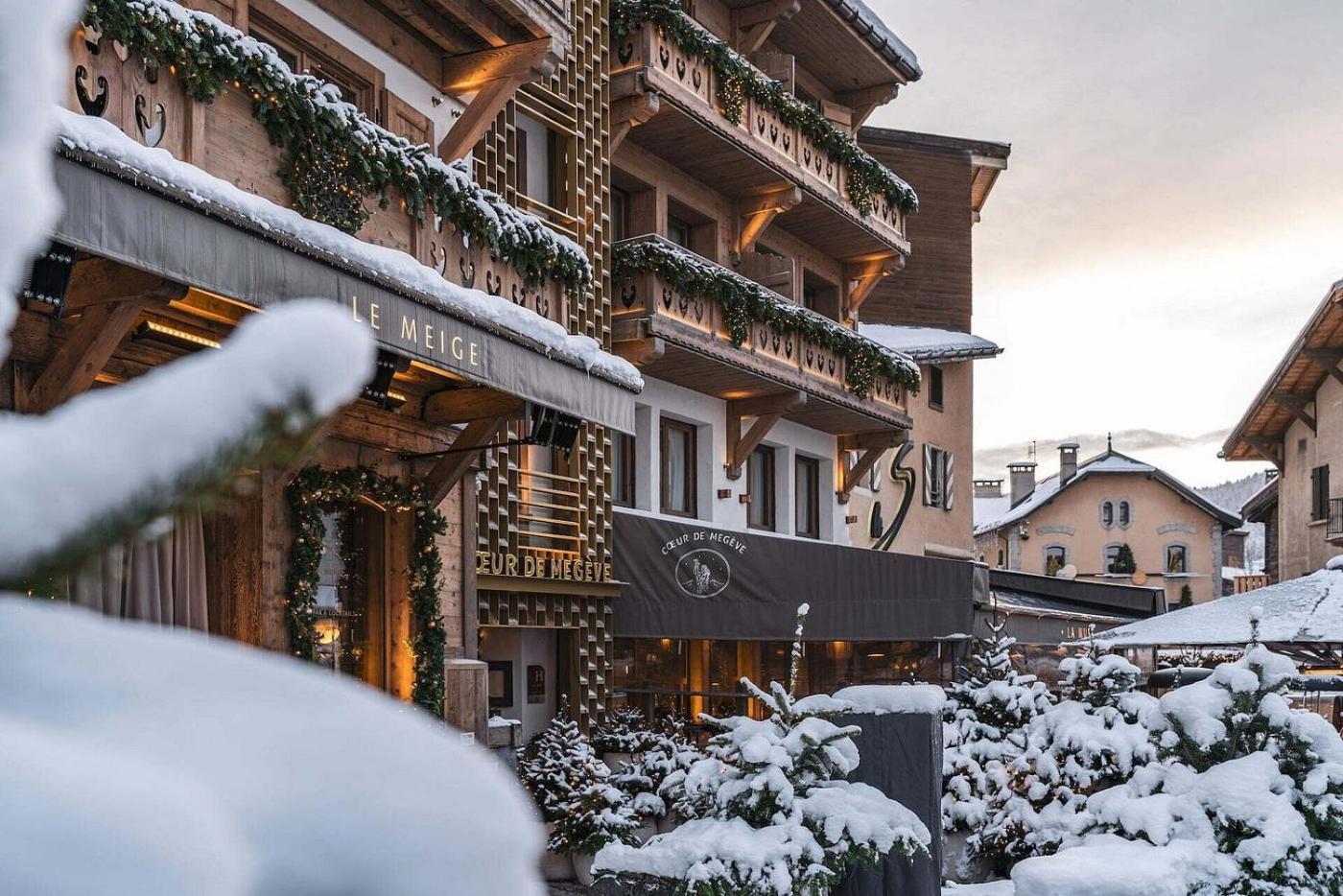Coeur De Megeve Hotel Eksteriør billede